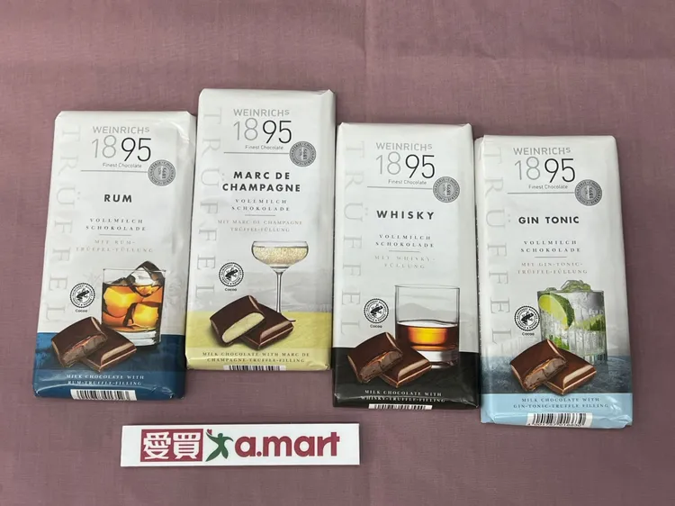 德國1895瑞奇酒心巧克力系列限量開賣。業者提供