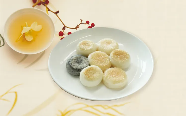 湯圓創意料理-幸福油水煎湯圓。業者提供