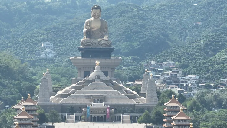 佛光山是知名宗教景點。資料照片
