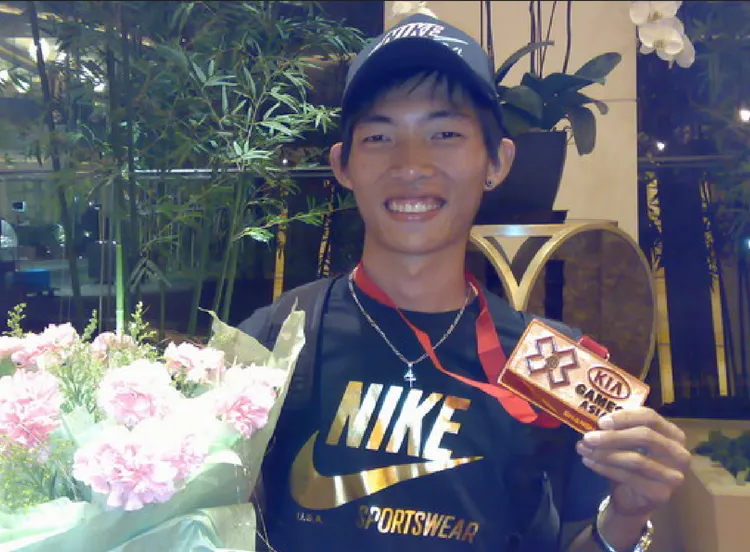 昔日台灣之光卻因沉迷賭博淪亡搶匪。翻攝中華民國極限運動協會官網