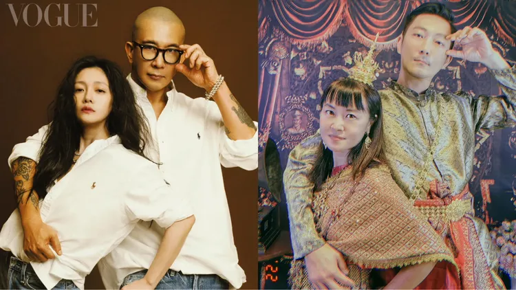 兩人去年和一群朋友遊泰，還拍了搞笑照致敬大S。引自我是崴爺