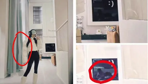 趙露思長腿被爆作假窗簾都P歪了　電視機疑反射出男人秒刪