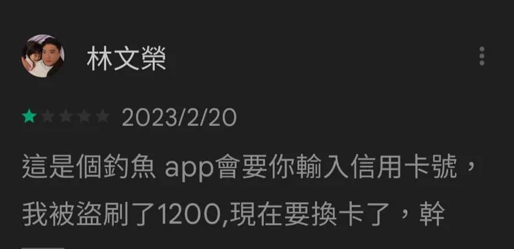 有網友誤下載山寨ChatGPT App，遭盜刷1200元。。翻攝《Google Play商店》
