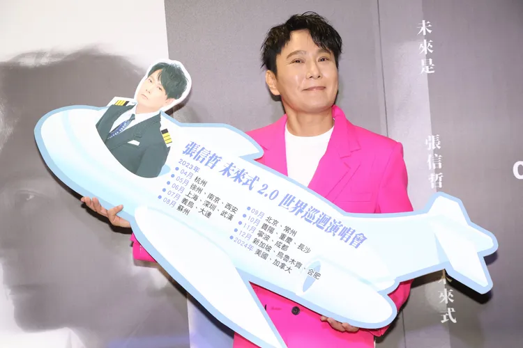 張信哲接下來要展開世界巡演。鄭孟晃攝