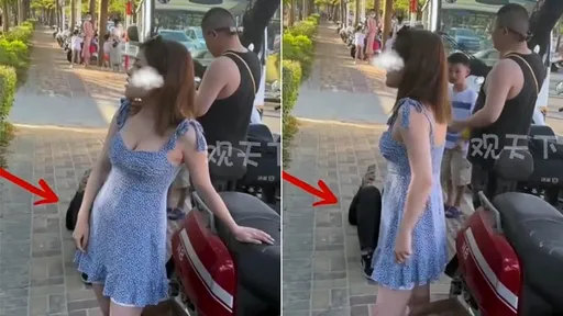 風景區外送員「一碰就倒」惹毛女遊客 辣嗆在地人:你是我養的沒遊客你吃屎啊