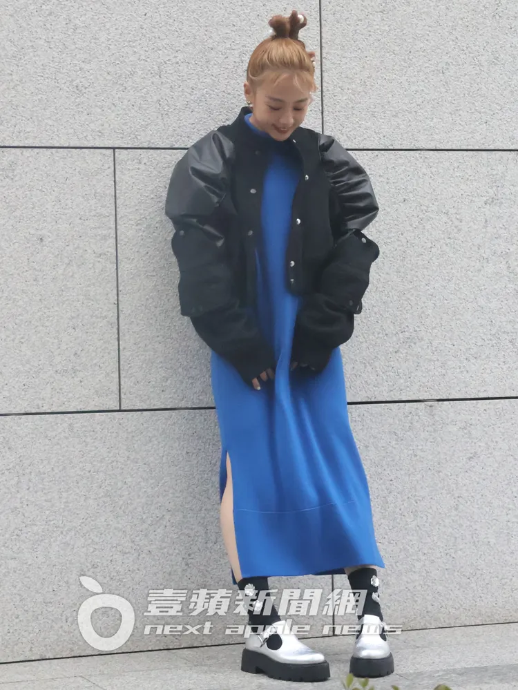 鬼鬼化身網美牆達人，20連拍都難不倒她。特勤中心攝