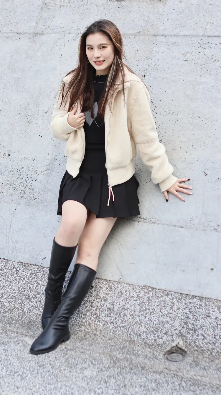 皮膚白皙的Wumanda透露一種冷豔的感覺。葉志明攝