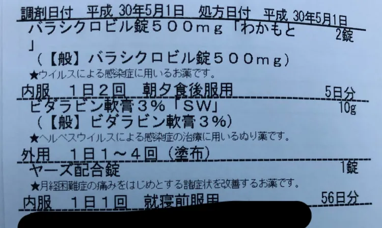 醫師處方。翻攝自《5ch》