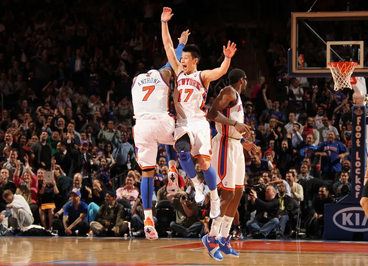 林書豪曾在2012年上演林來瘋。 資料照片