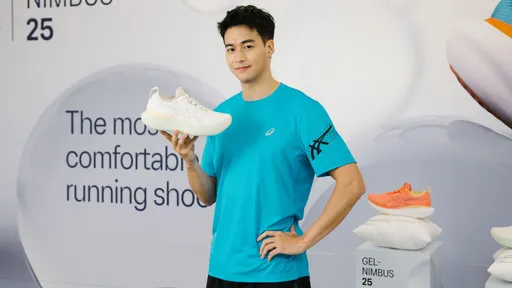 林敬倫跑步舒壓愛被完整包覆 穿這「枕頭」感覺200分的舒適