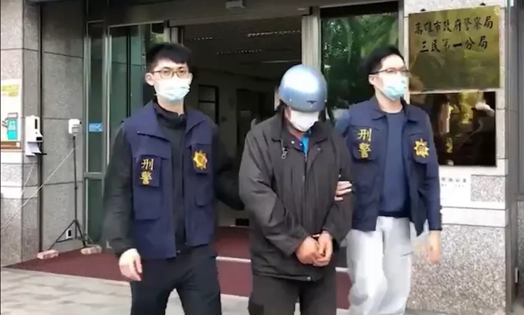 郭嫌依違反毒品危害防制條例移送法辦。翻攝畫面