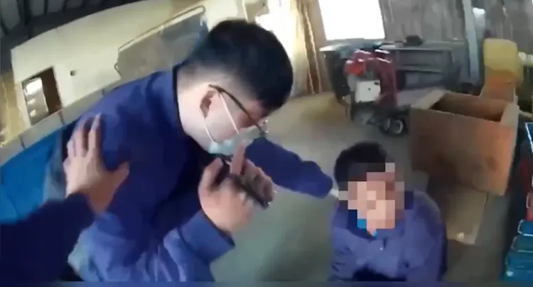 警方當場緝獲郭嫌到案。翻攝畫面