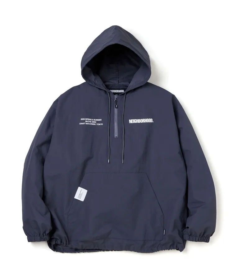 NEIGHBORHOOD台北開業限定紀念系列連帽外套。品牌提供