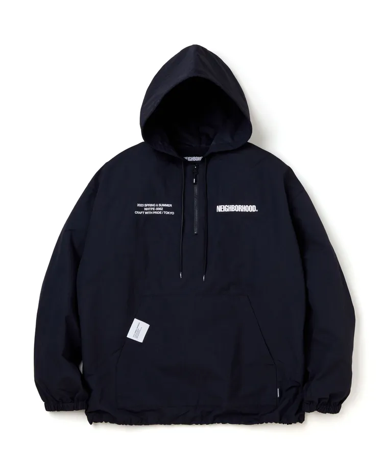 NEIGHBORHOOD台北開業限定紀念系列連帽外套。品牌提供