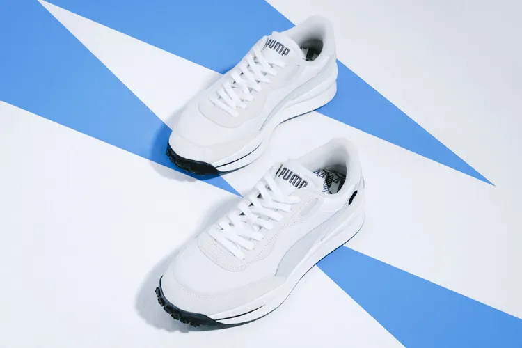 PUMA Style Rider復刻灰鞋款。品牌提供