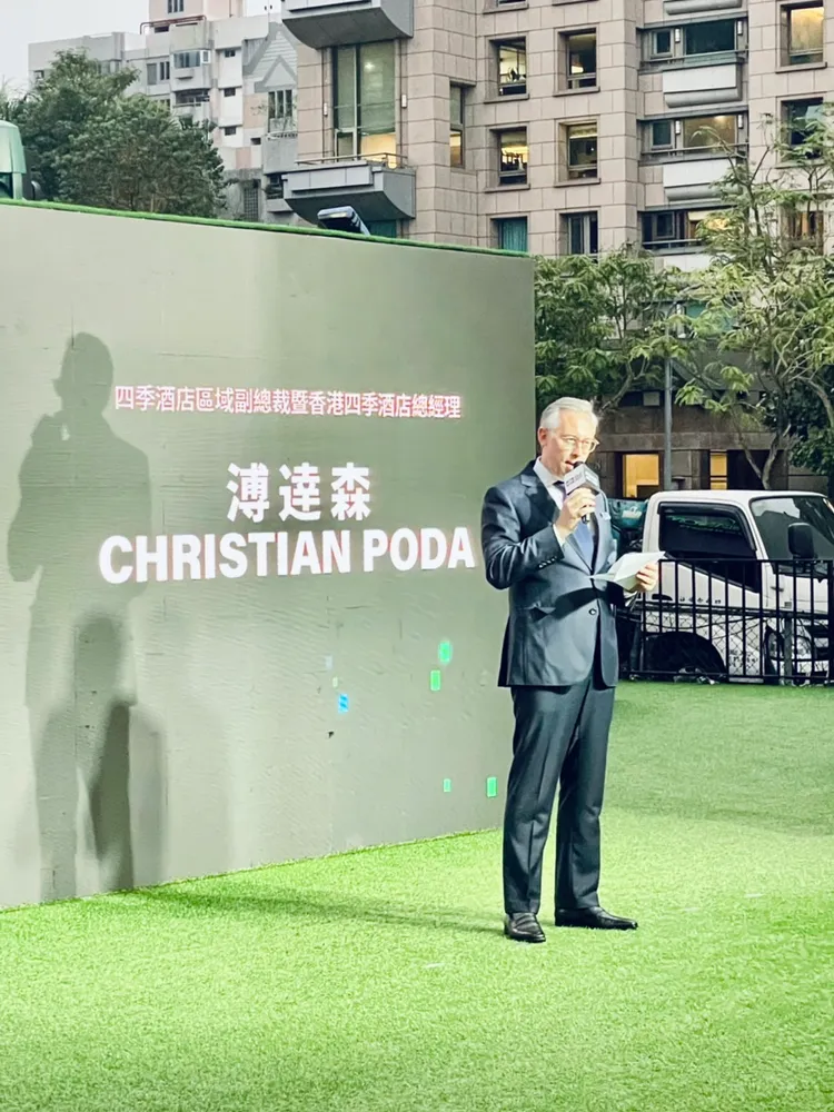 四季酒店區域副總裁暨香港四季酒店總經理CHRISTIAN PODA。曾仲葳攝
