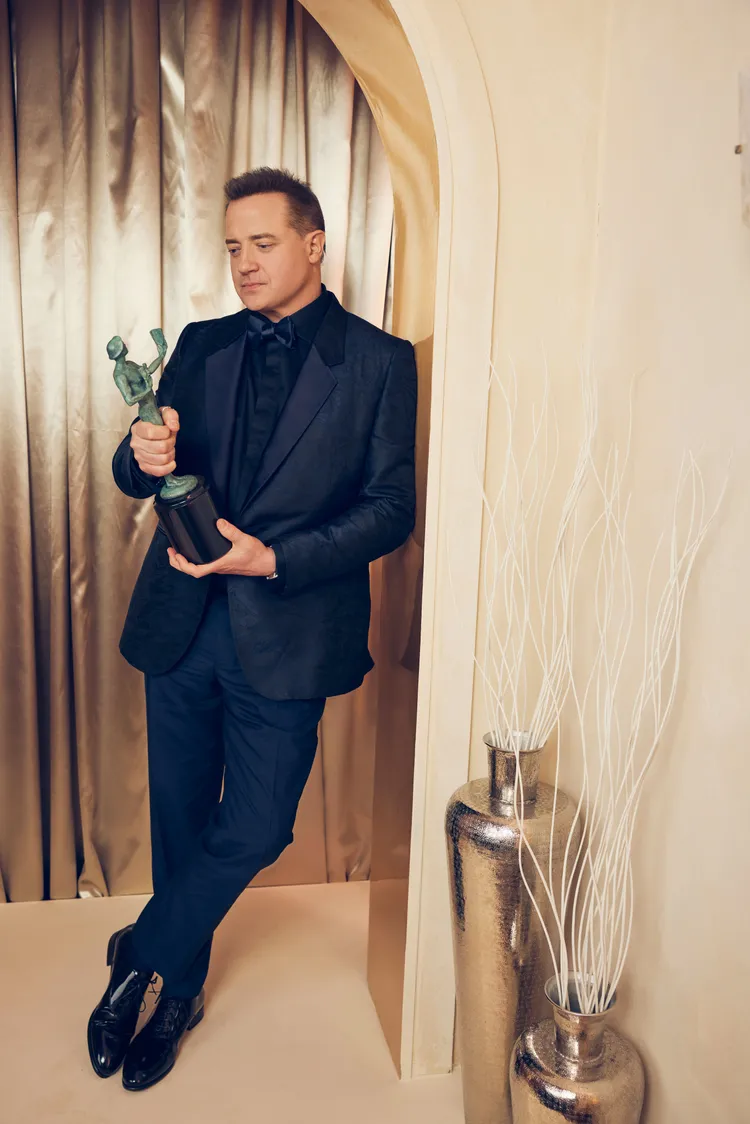 布蘭登費雪以《我的鯨魚老爸》稱帝。達志