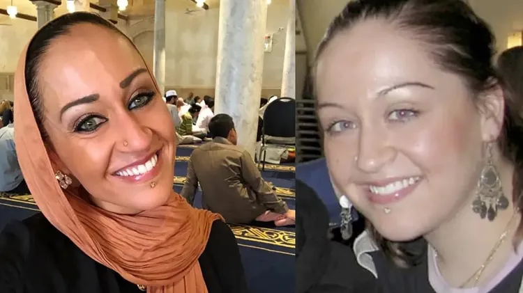 拉威爾．伊維塔．薩拉瓦第（左）宣稱自己是少數族裔的穆斯林，不過她的親生媽媽爆料，她根本就是正港的白人（右，翻攝臉書Rachel Elizabeth Seidel）