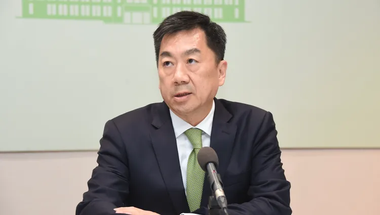 陳宗彥下午緊急出面聲明。鄭孟晃攝