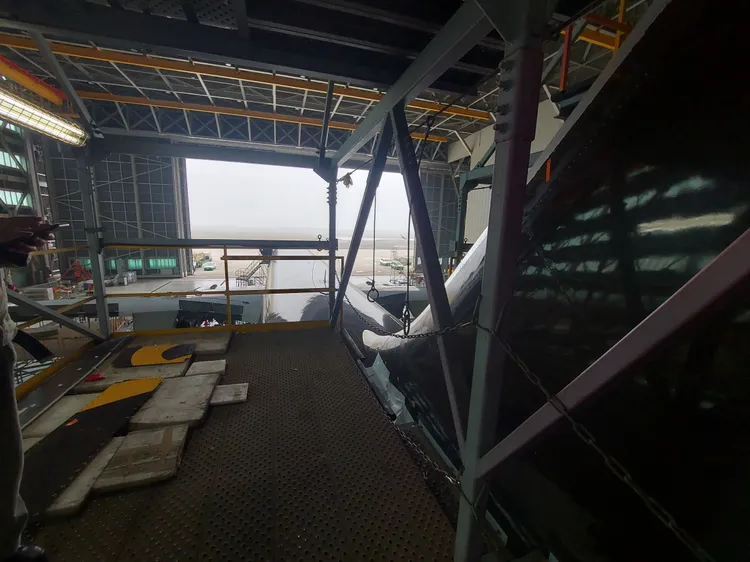 工安意外現場。桃園市勞檢處提供