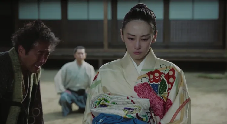 北川景子悔婚後，心碎掉頭離去。MyVideo提供