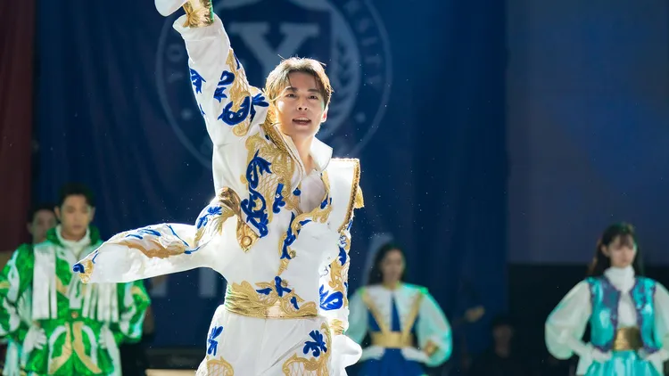 裴仁爀拍攝時後悔大學時沒參加社團。龍華電視提供