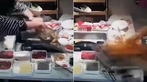 影片|女友「檢查手機」被阻攔 氣炸掀翻熱火鍋潑燙男友