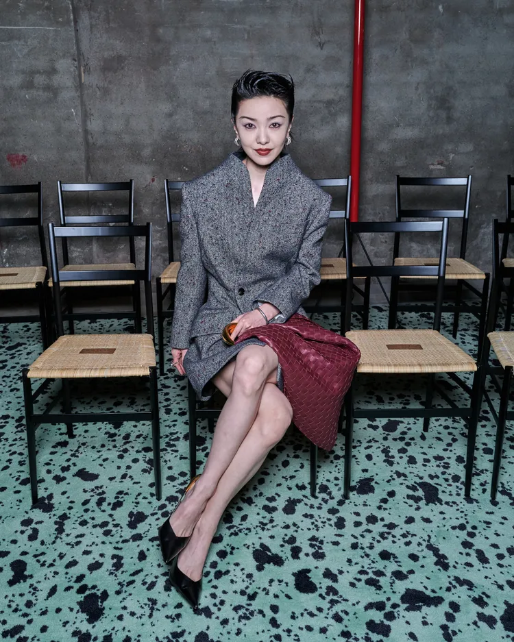 台灣女星郭采潔也是BOTTEGA VENETA大秀上的嘉賓。品牌提供