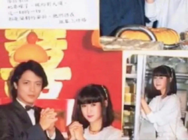 潘迎紫還分享了一張已經泛黃失焦的老照片。引自潘迎紫臉書