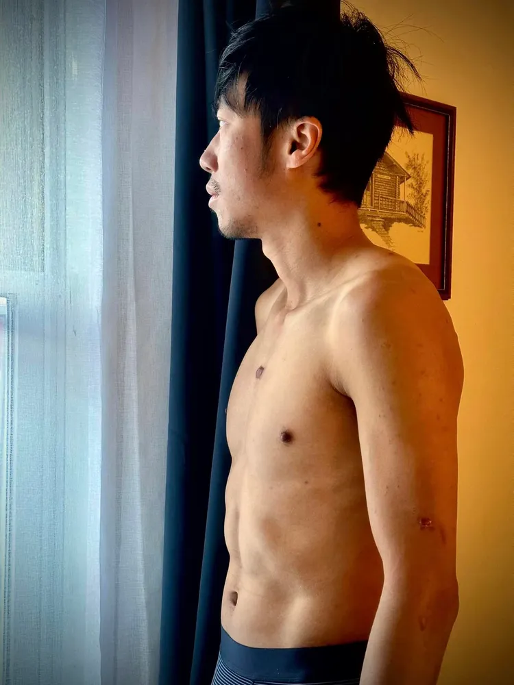 陳彥博瘦了。翻攝自陳彥博臉書