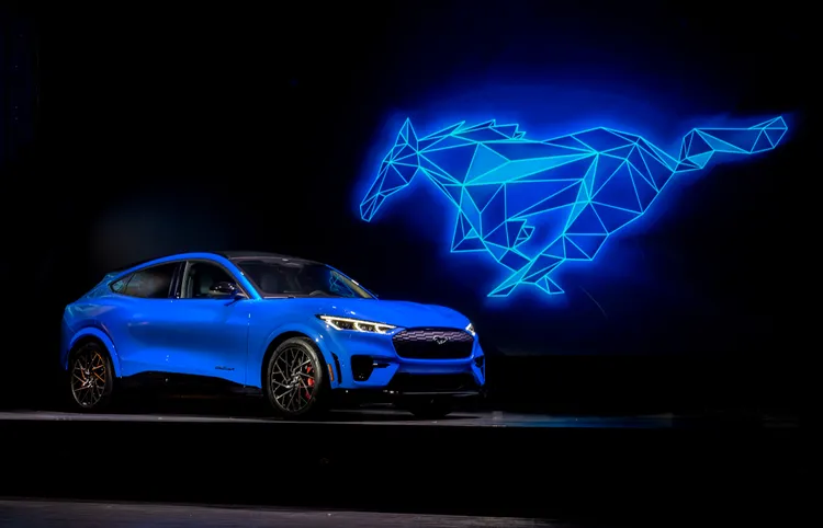 福特六和汽車將於2023年下半年，正式導入純電跑旅Mustang Mach-E，堪稱是車壇今年最受矚目的電動車之一。原廠照片