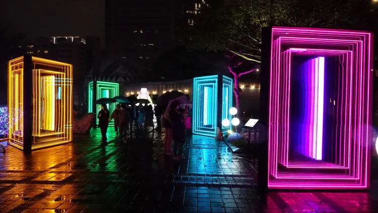 台灣燈會在台北主打與城市交融。莊宗達攝