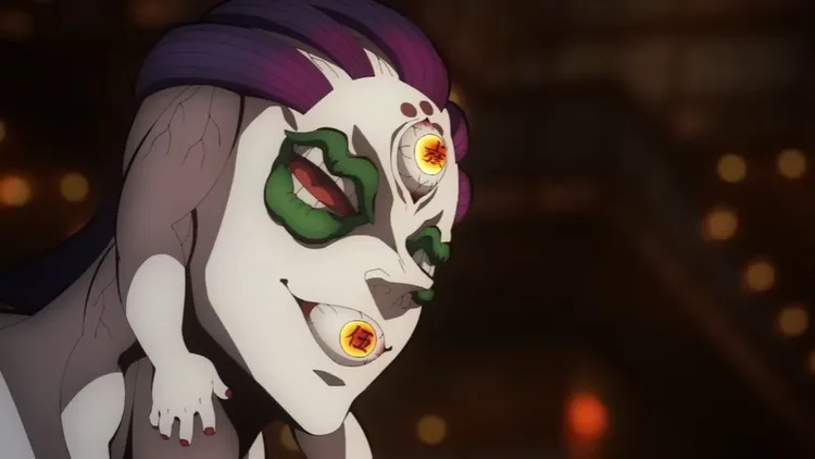 「上弦之伍」玉壺。