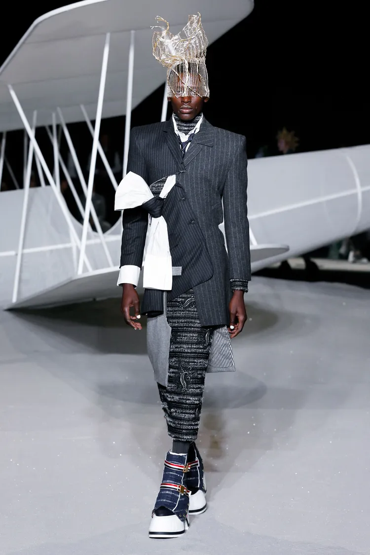 THOM BROWNE 2023秋冬系列大秀。品牌提供
