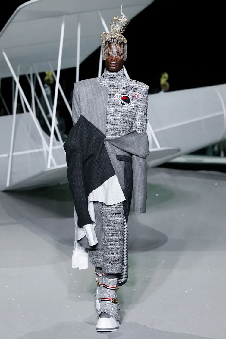 THOM BROWNE 2023秋冬系列大秀。品牌提供