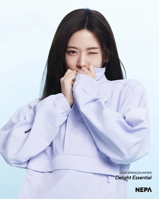 IVE隊長安兪真成為NEPA的新代言人。翻攝NEPA