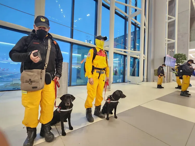 台中市搜救隊已於昨天出發前往土耳其救災。市府提供