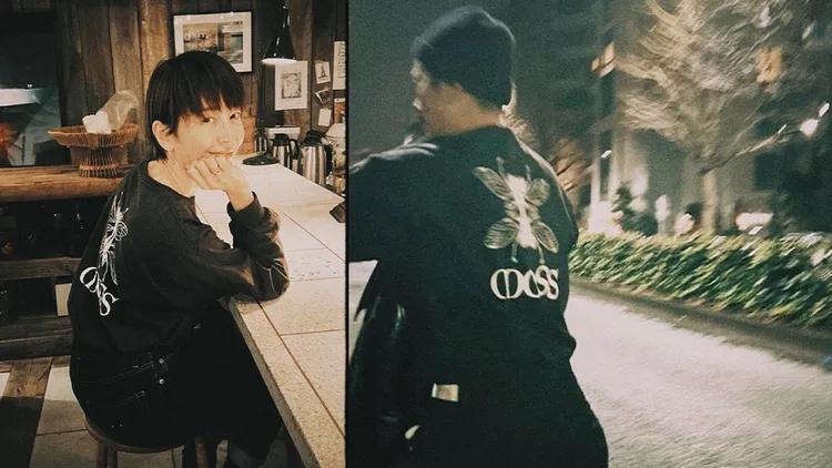 夫婦倆宣傳自家公司推出的服飾。翻攝moss_official_1102 IG