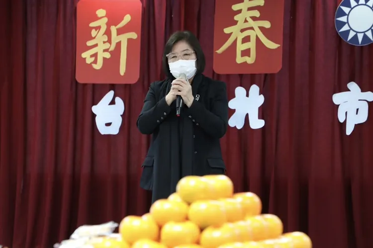 國民黨北市主委呂黃錦茹傳出過年後就未上班。國民黨提供
