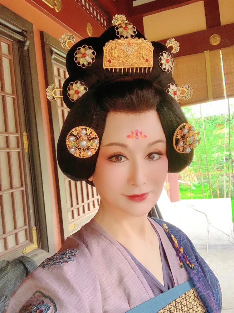 潘迎紫古裝扮相極為柔美。引自潘迎紫臉書