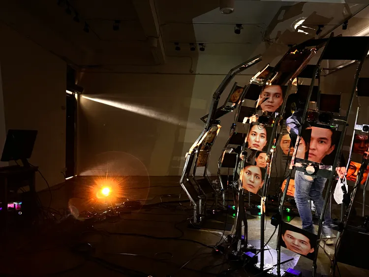 435藝術聚落進駐藝術家蔡寧個展–《耳語》。文化局提供