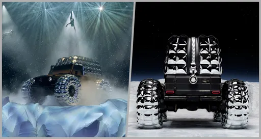 倫敦秀|天才藝術創意超展開 賓士大G悍車也穿MONCLER羽絨衣