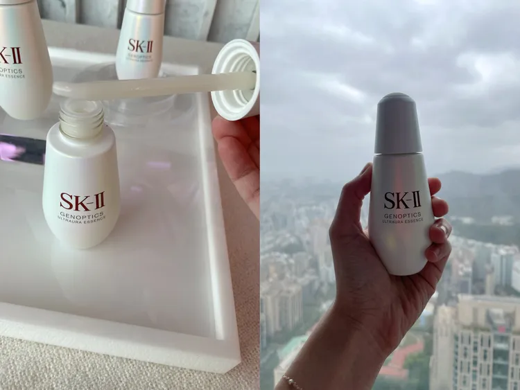 SK-II新品光蘊臻采煥亮精華，是SK-II新品光蘊臻采煥亮精華的升級版。張家玲攝