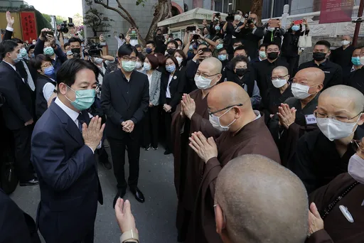 賴清德弔唁星雲大師 盼明燈不滅、安定社會