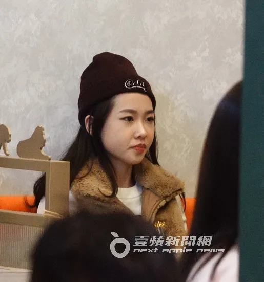 紫渝微嘟嘴的模樣，有男友視角的即視感。特勤中心攝