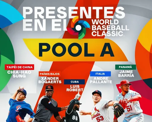 MLB辦的經典賽搞得大家好亂啊！這裡的宣傳海報就有台灣球員　