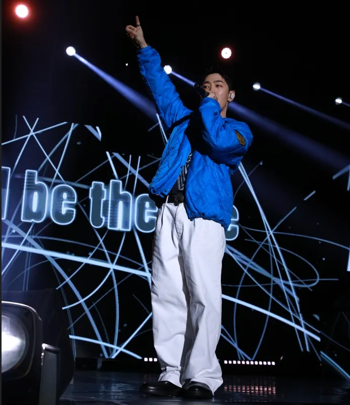 GRAY秀中文大喊「台北、讚！」。Wonder 提供