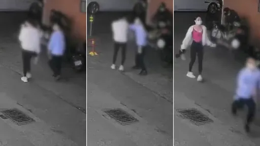 狼性！小五男童「尾隨襲胸」年輕美眉　當街伸淫爪後急奔逃脫