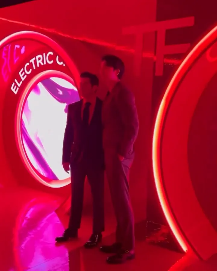 172公分高的郭富城（左）和184公分高的孔劉各有魅力。翻攝jenny7kim IG