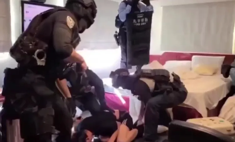 北市警營救6人。翻攝畫面